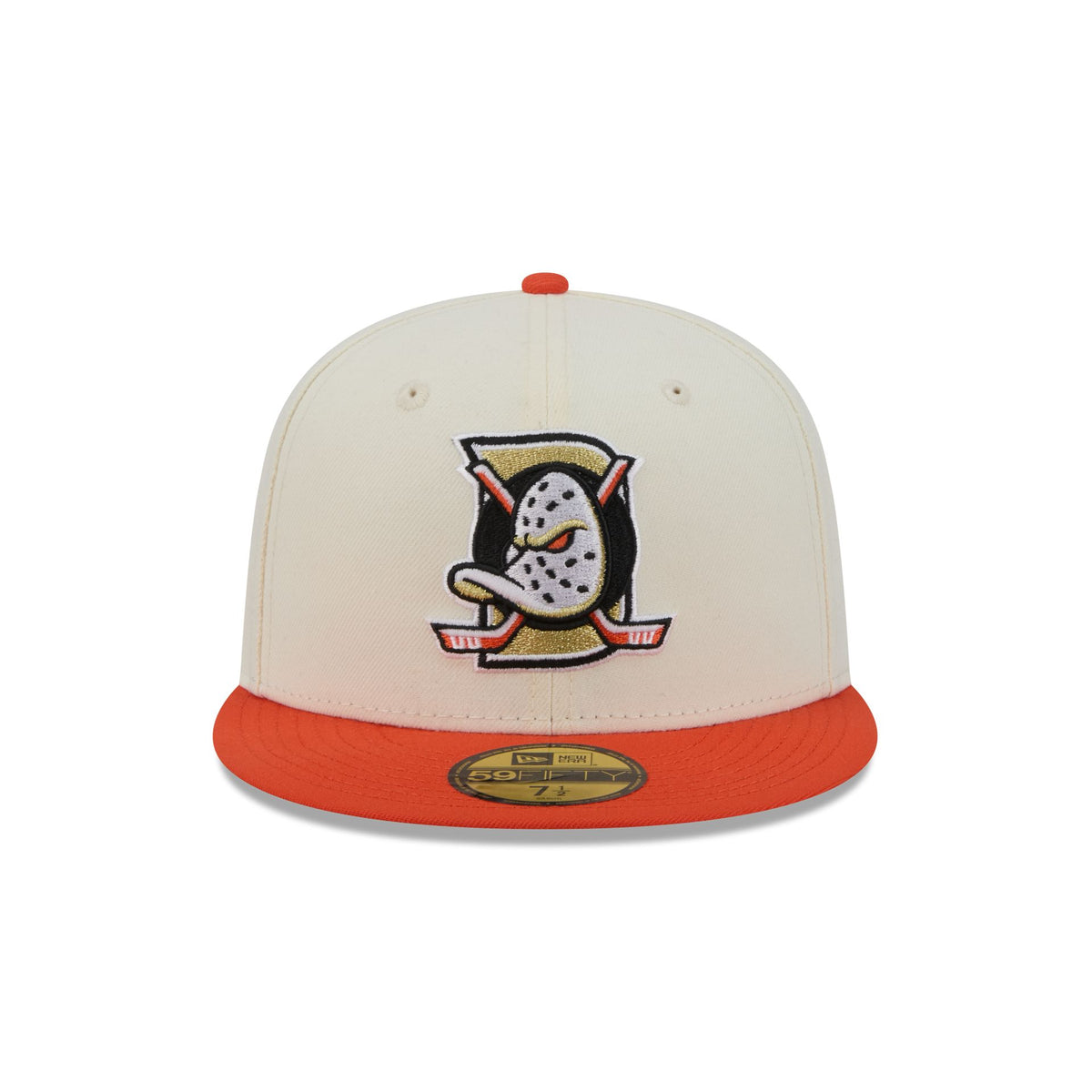 Anaheim Ducks Deceptor Chrome White 59FIFTY Fitted Hat