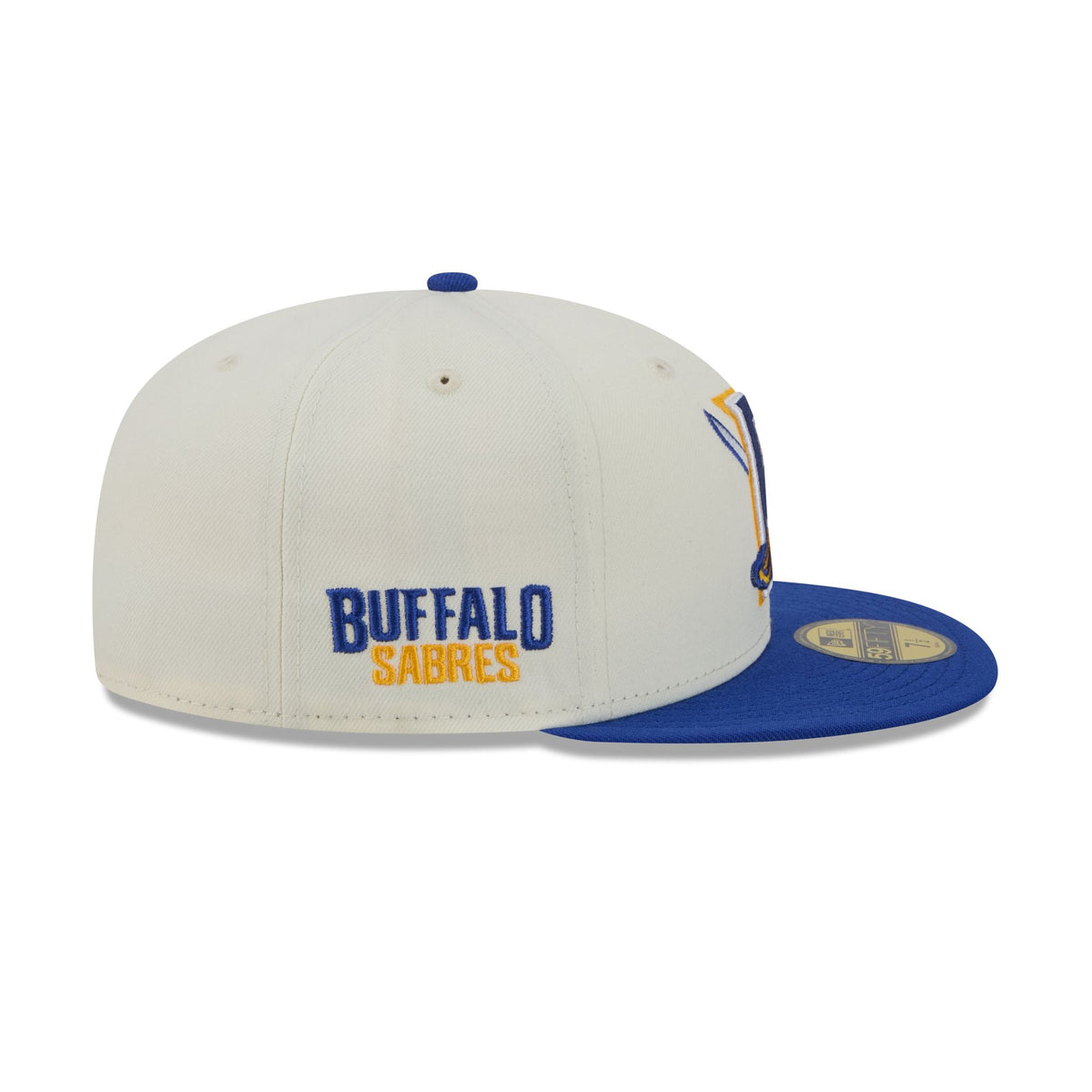 Buffalo Sabres Deceptor Chrome White 59FIFTY Fitted Hat