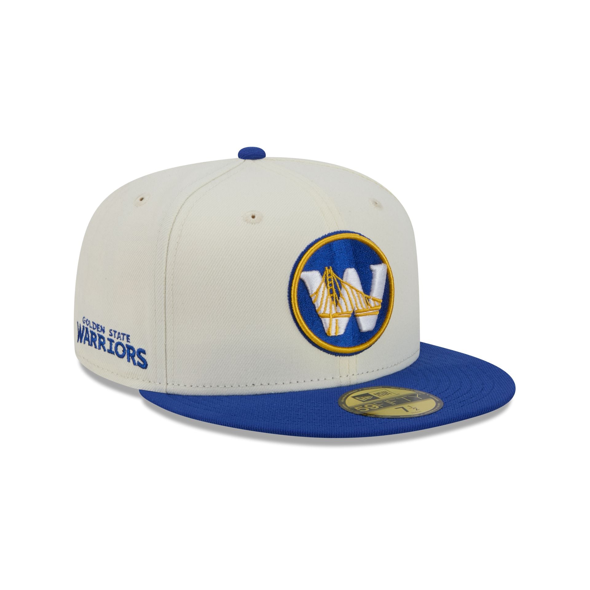 Golden State Warriors Deceptor Chrome White 59FIFTY Fitted Hat