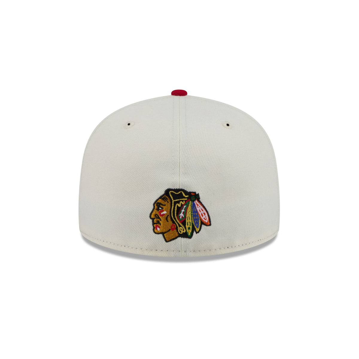 Chicago Blackhawks Deceptor Chrome White 59FIFTY Fitted Hat