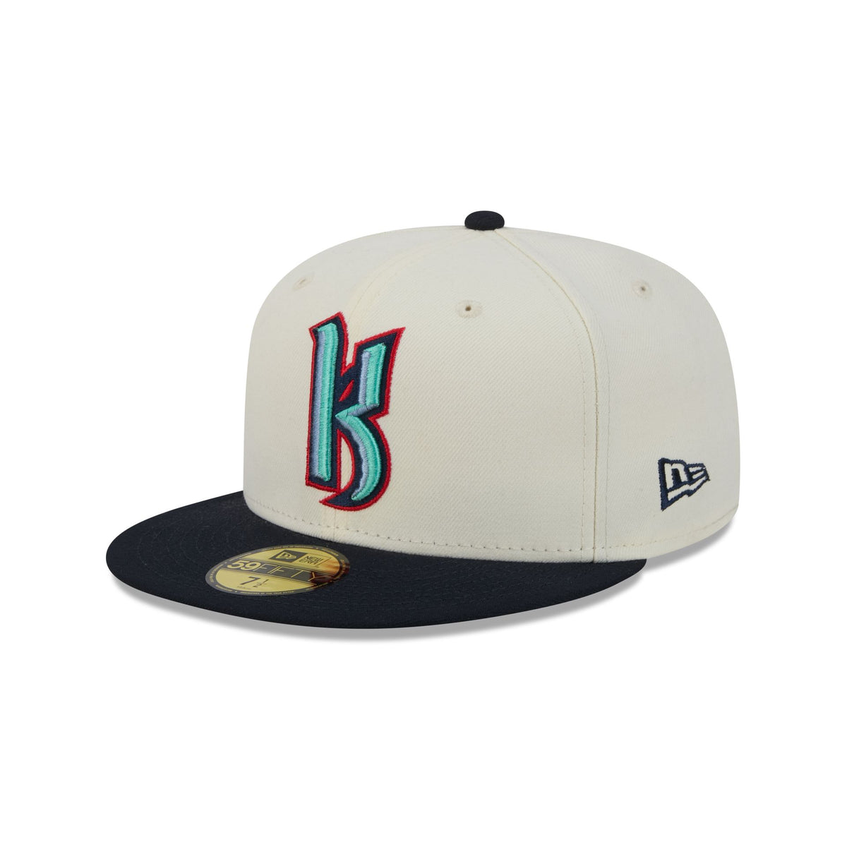 Seattle Kraken Deceptor Chrome White 59FIFTY Fitted Hat