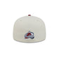 Colorado Avalanche Deceptor Chrome White 59FIFTY Fitted Hat