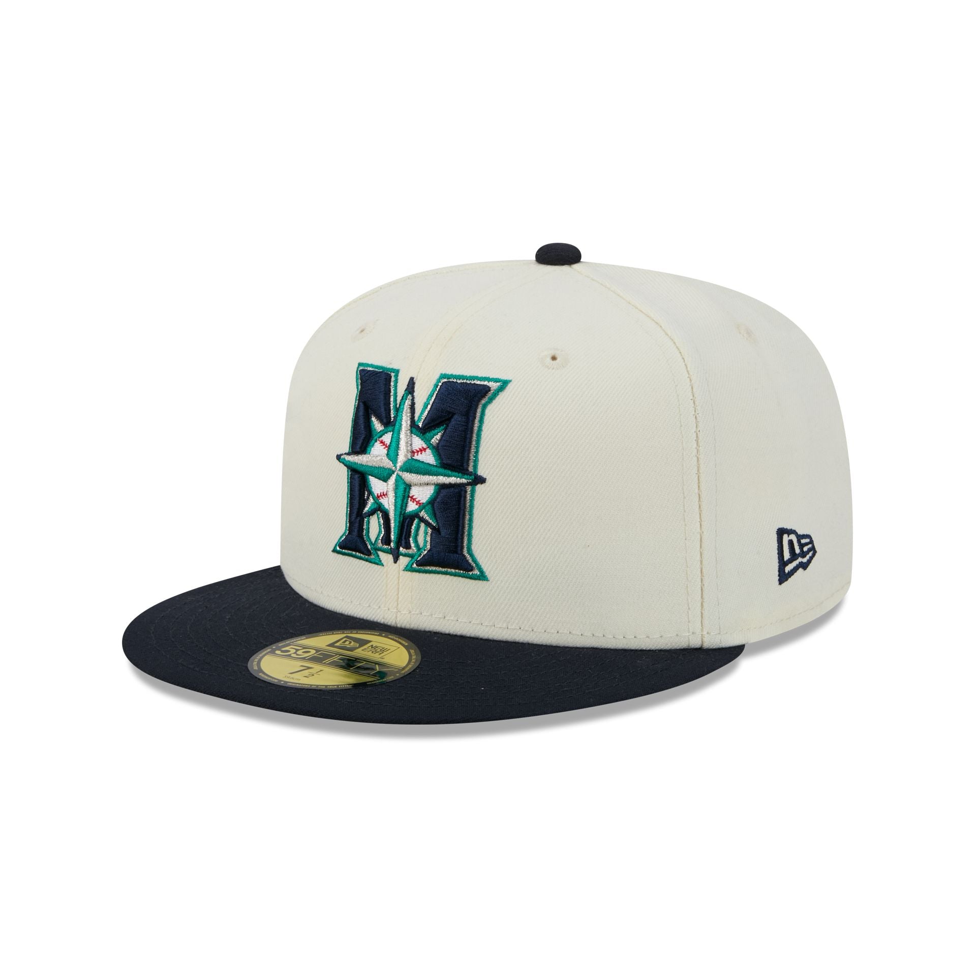 Seattle Mariners Deceptor Chrome White 59FIFTY Fitted Hat