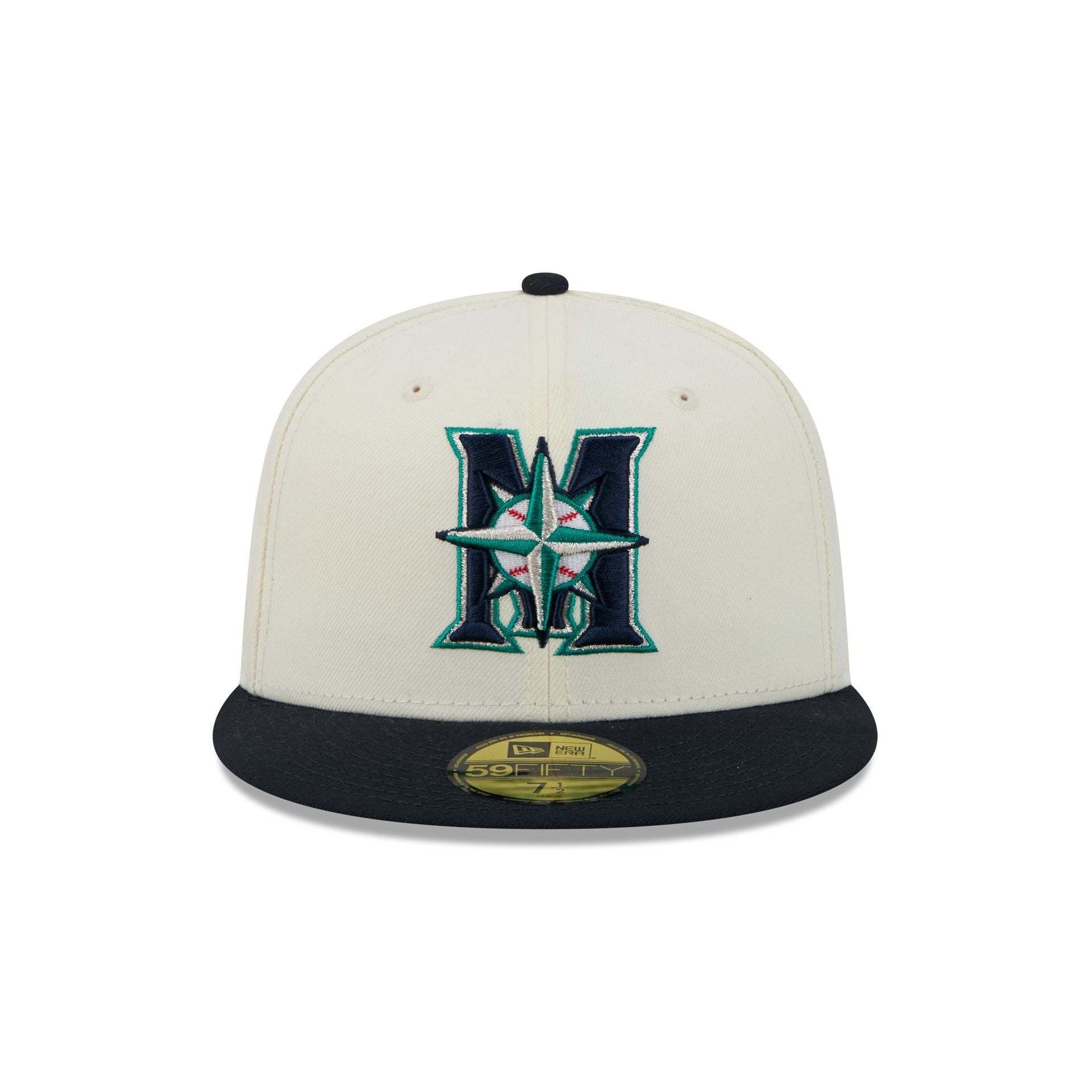 Seattle Mariners Deceptor Chrome White 59FIFTY Fitted Hat