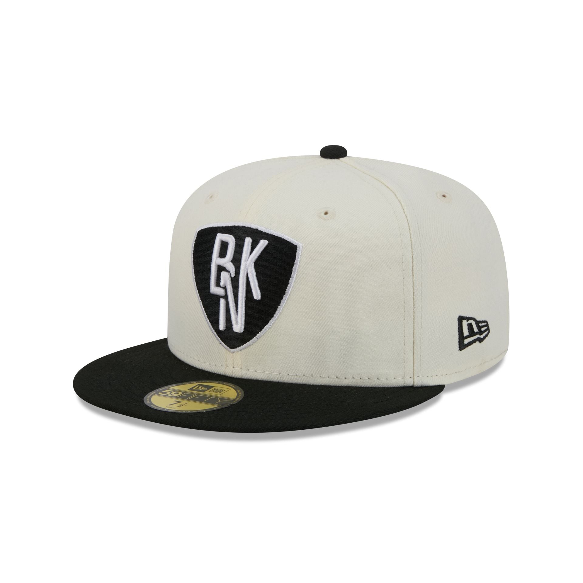 Brooklyn Nets Deceptor Chrome White 59FIFTY Fitted Hat