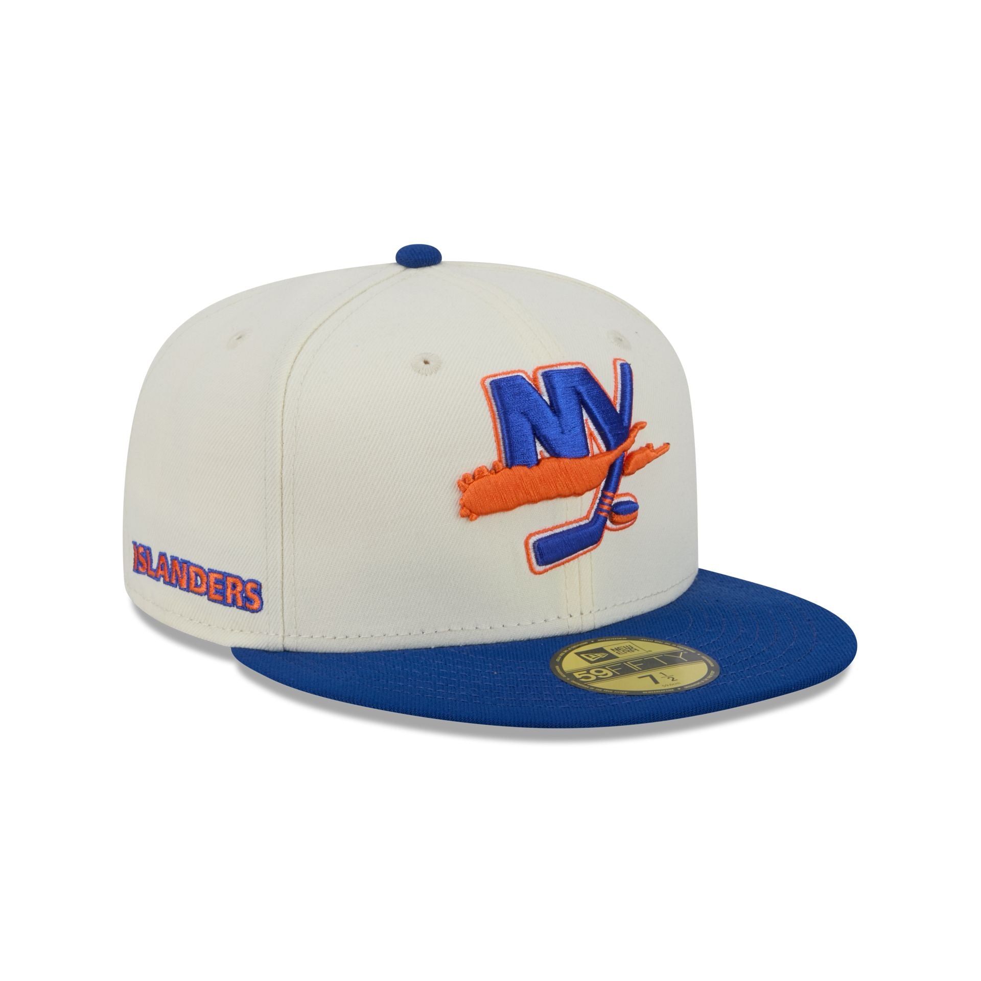 New York Islanders Deceptor Chrome White 59FIFTY Fitted Hat