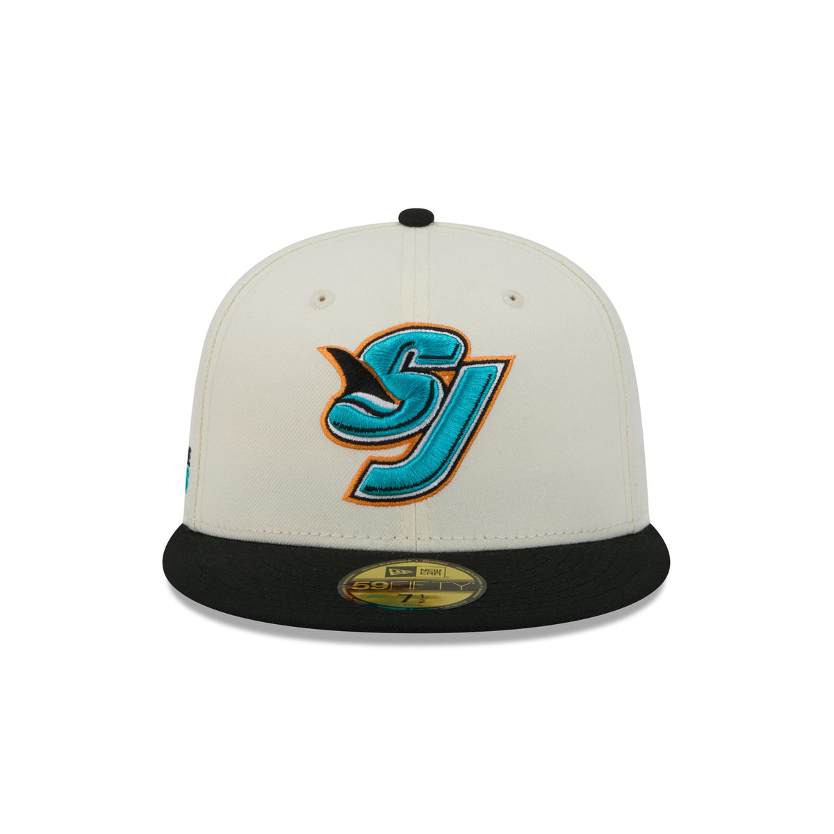 San Jose Sharks Deceptor Chrome White 59FIFTY Fitted Hat
