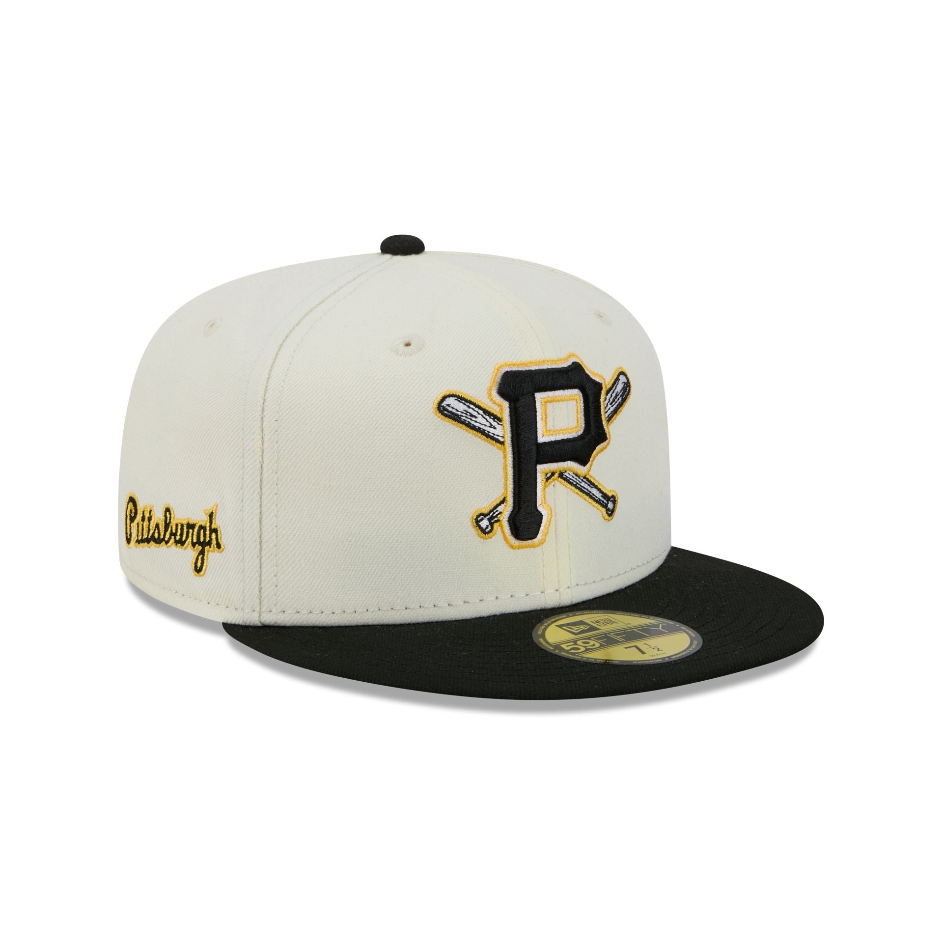 Pittsburgh Pirates Deceptor Chrome White 59FIFTY Fitted Hat