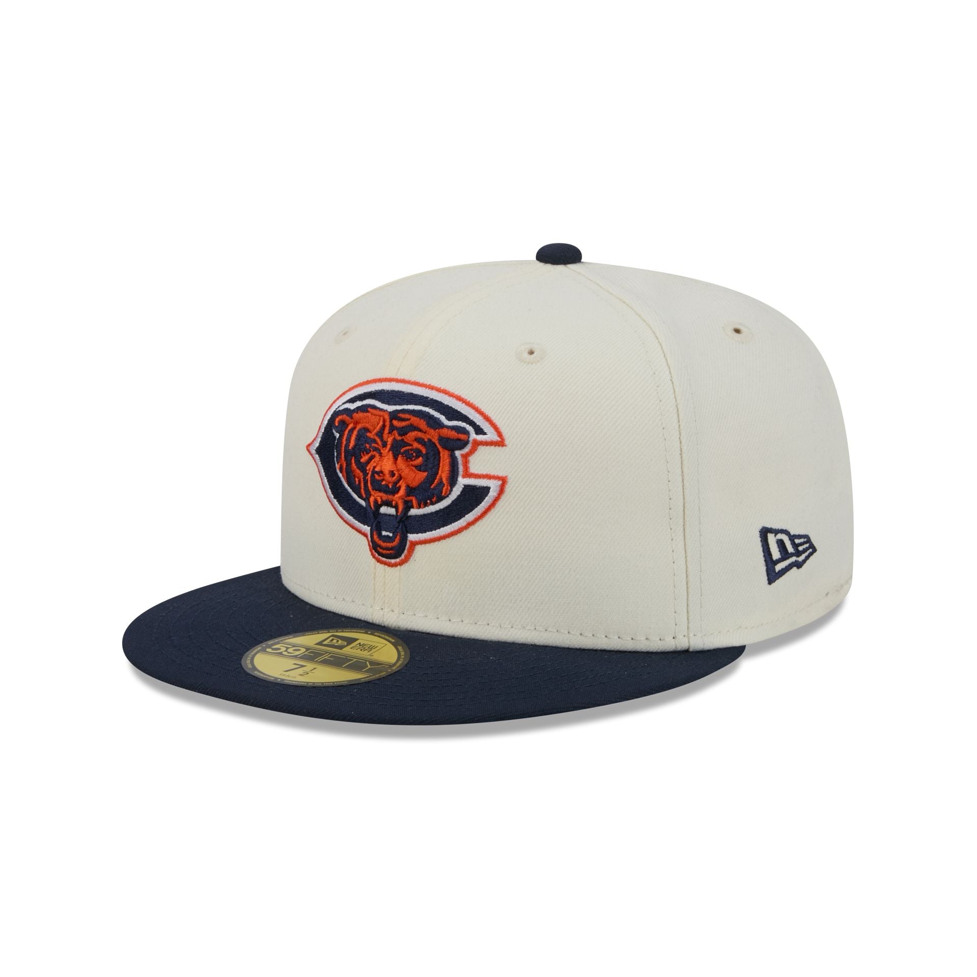 Chicago Bears Deceptor Chrome White 59FIFTY Fitted Hat