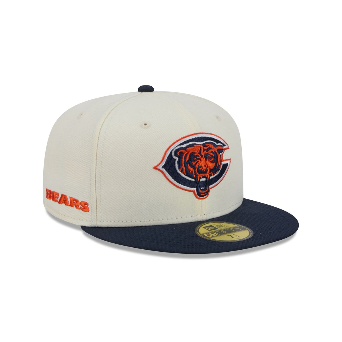 Chicago Bears Deceptor Chrome White 59FIFTY Fitted Hat