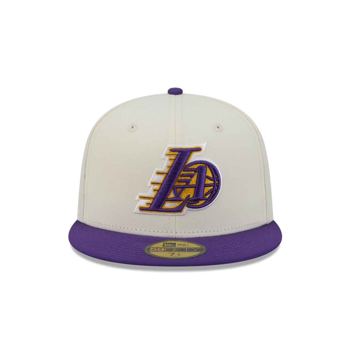 Los Angeles Lakers Deceptor Chrome White 59FIFTY Fitted Hat