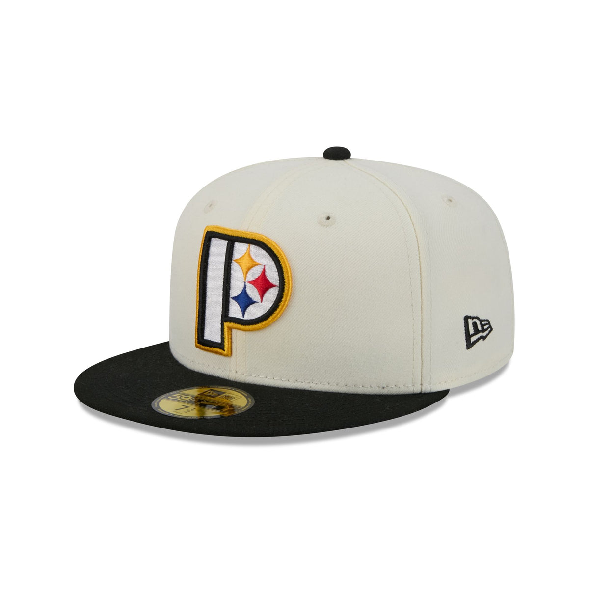 Pittsburgh Steelers Deceptor Chrome White 59FIFTY Fitted Hat