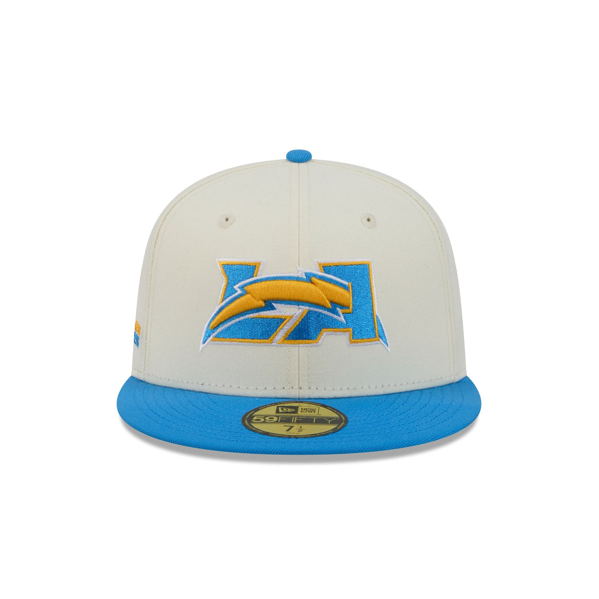Los Angeles Chargers Deceptor Chrome White 59FIFTY Fitted Hat