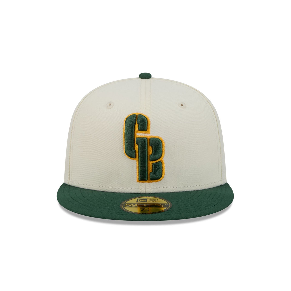 Green Bay Packers Deceptor Chrome White 59FIFTY Fitted Hat