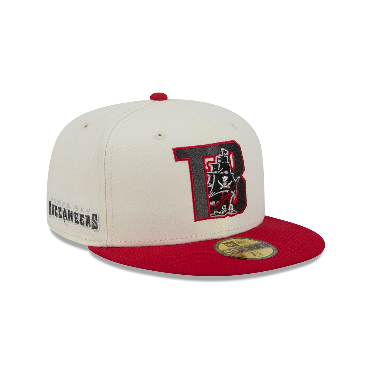 Tampa Bay Buccaneers Deceptor Chrome White 59FIFTY Fitted Hat