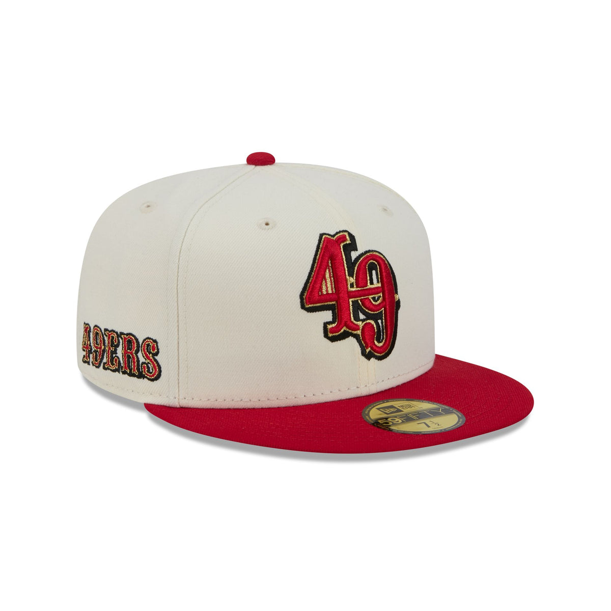 San Francisco 49ers Deceptor Chrome White 59FIFTY Fitted Hat