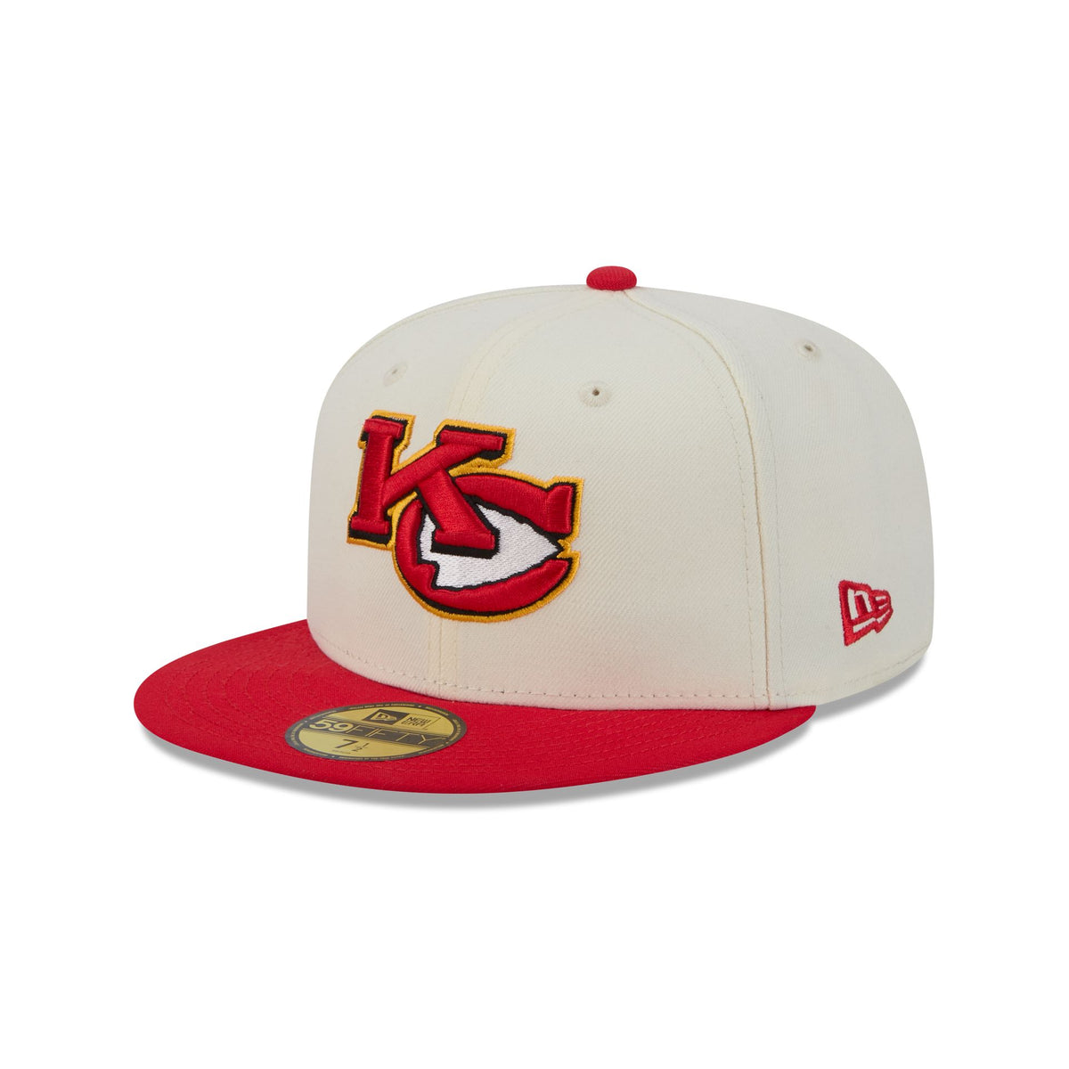 Kansas City Chiefs Deceptor Chrome White 59FIFTY Fitted Hat