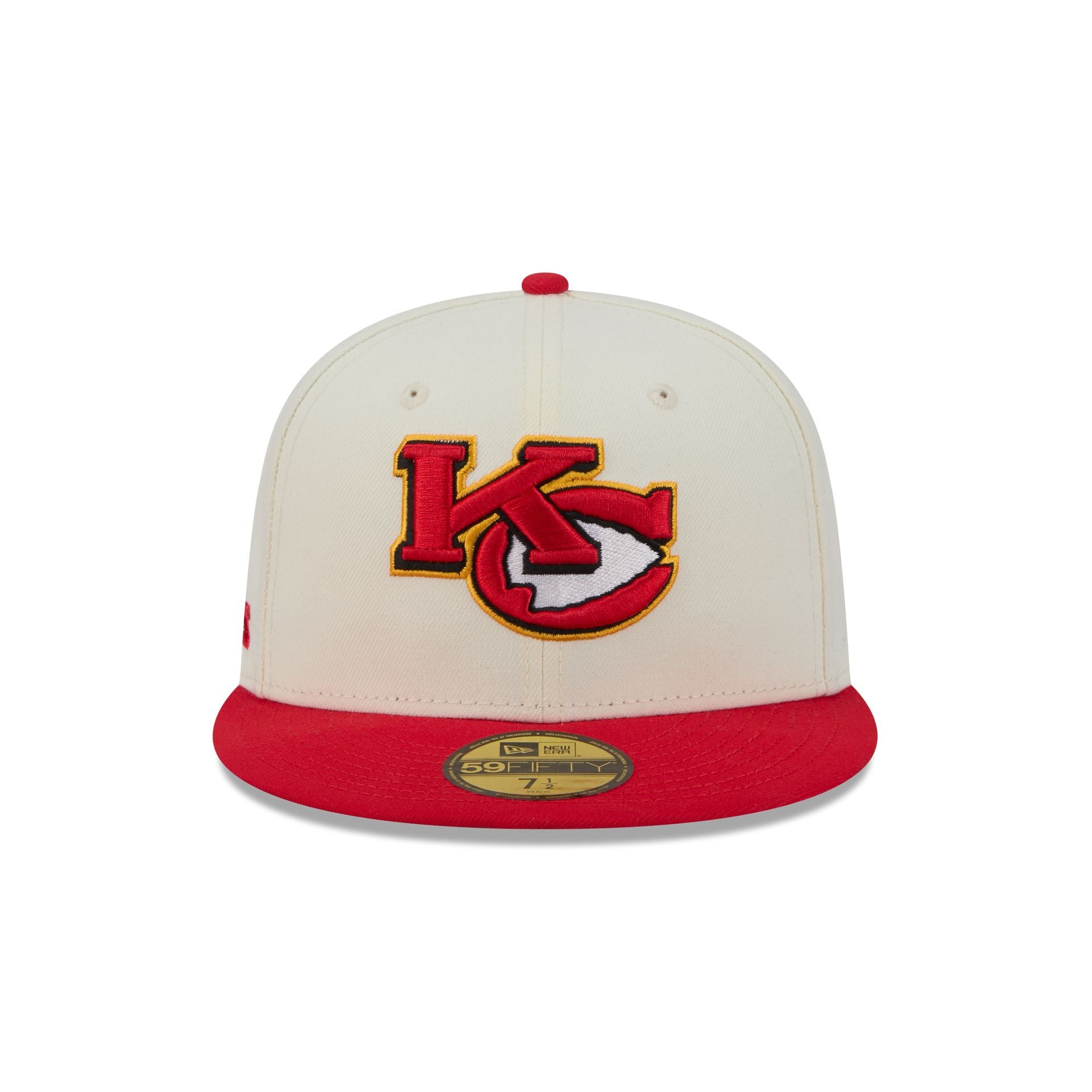 Kansas City Chiefs Deceptor Chrome White 59FIFTY Fitted Hat