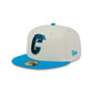 Carolina Panthers Deceptor Chrome White 59FIFTY Fitted Hat