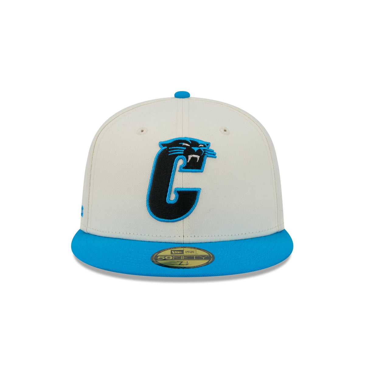 Carolina Panthers Deceptor Chrome White 59FIFTY Fitted Hat