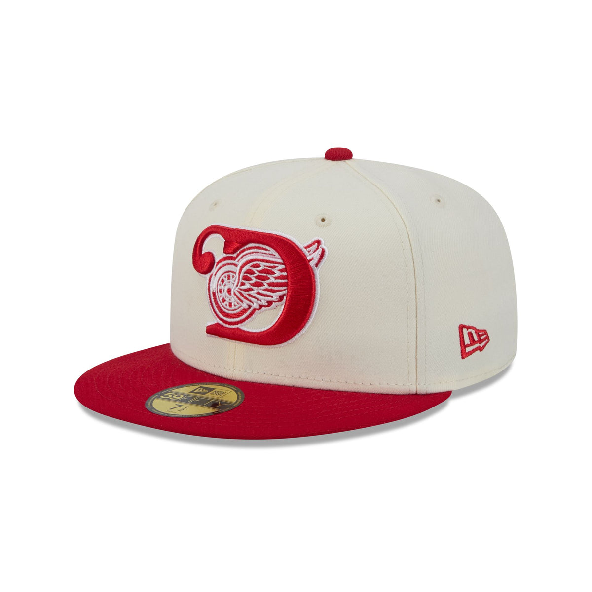 Detroit Red Wings Deceptor Chrome White 59FIFTY Fitted Hat