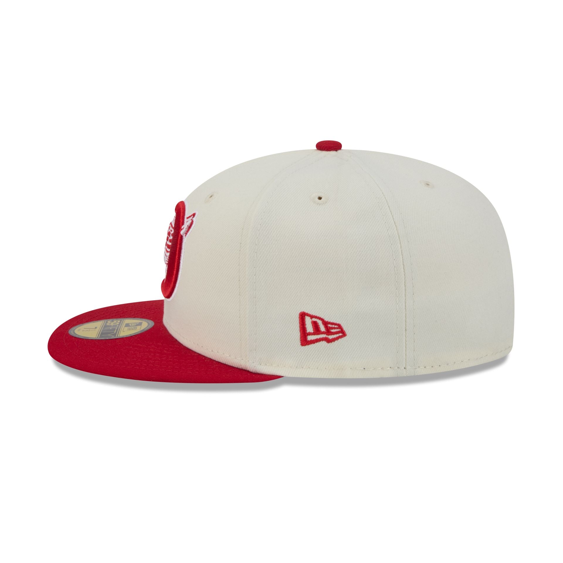 Detroit Red Wings Deceptor Chrome White 59FIFTY Fitted Hat