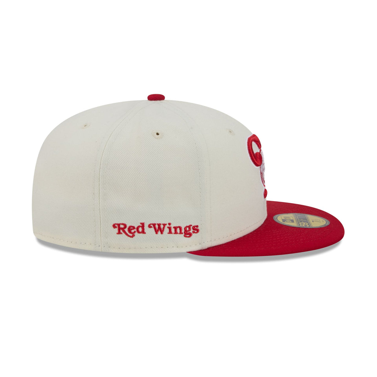 Detroit Red Wings Deceptor Chrome White 59FIFTY Fitted Hat