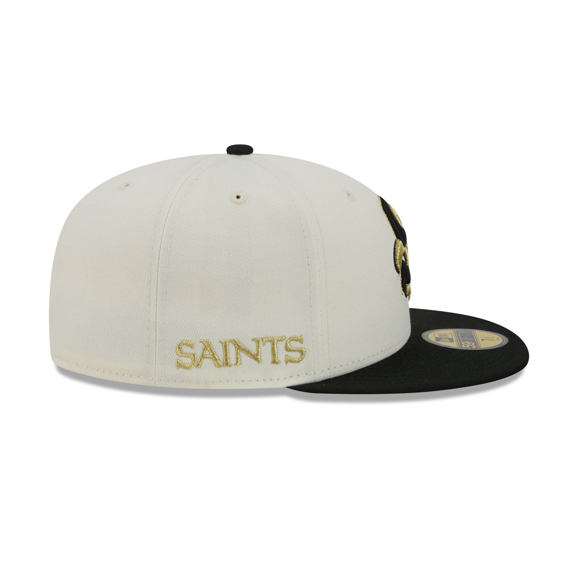 New Orleans Saints Deceptor Chrome White 59FIFTY Fitted Hat