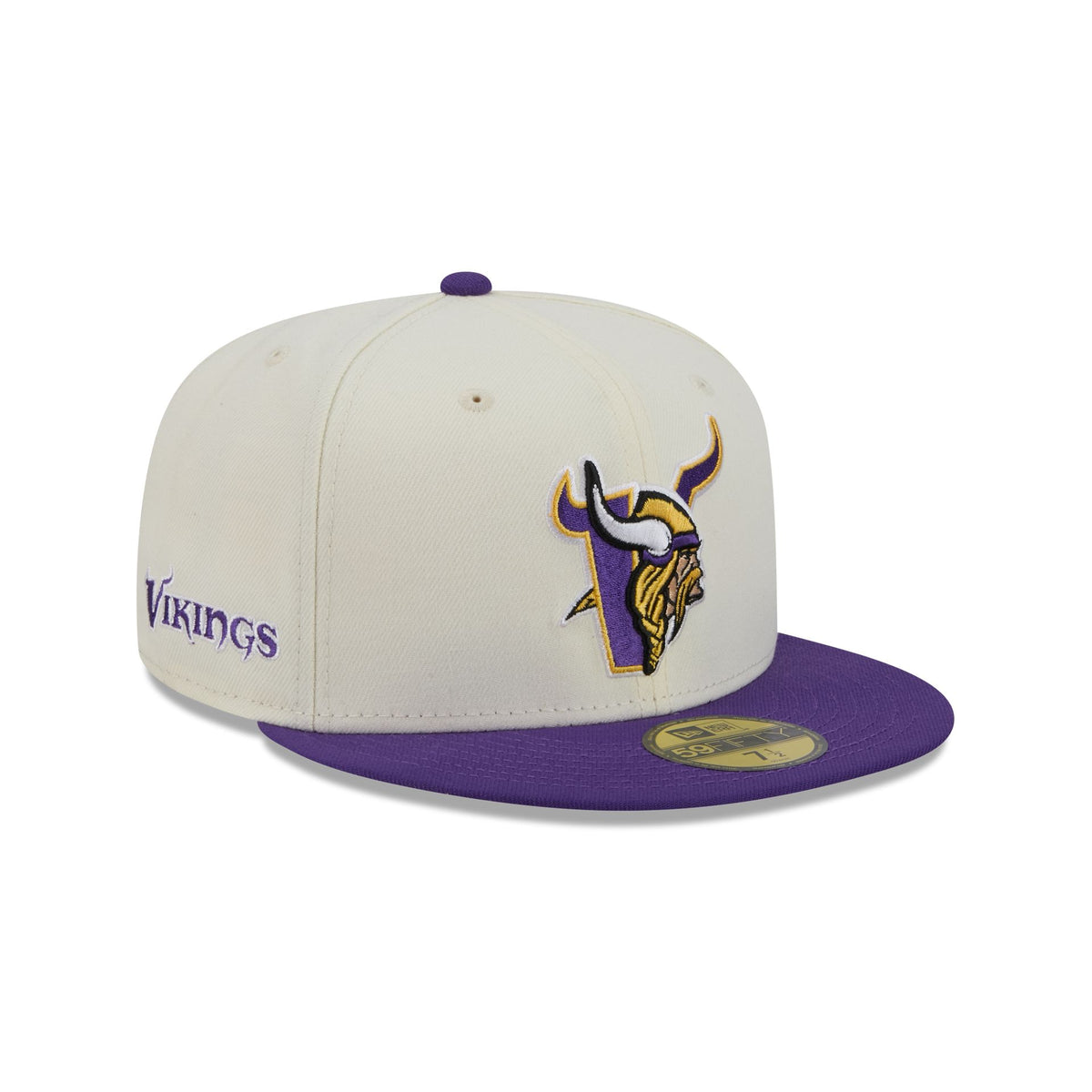 Minnesota Vikings Deceptor Chrome White 59FIFTY Fitted Hat