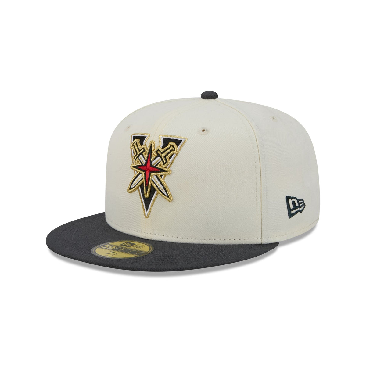 Vegas Golden Knights Deceptor Chrome White 59FIFTY Fitted Hat