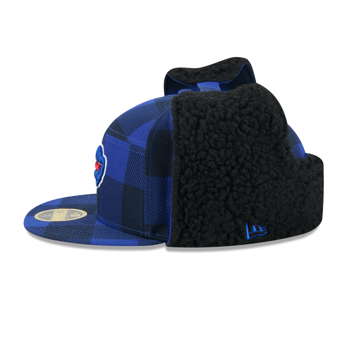 Buffalo Bills Plaid Split Panel Dog Ear 59FIFTY Fitted Hat