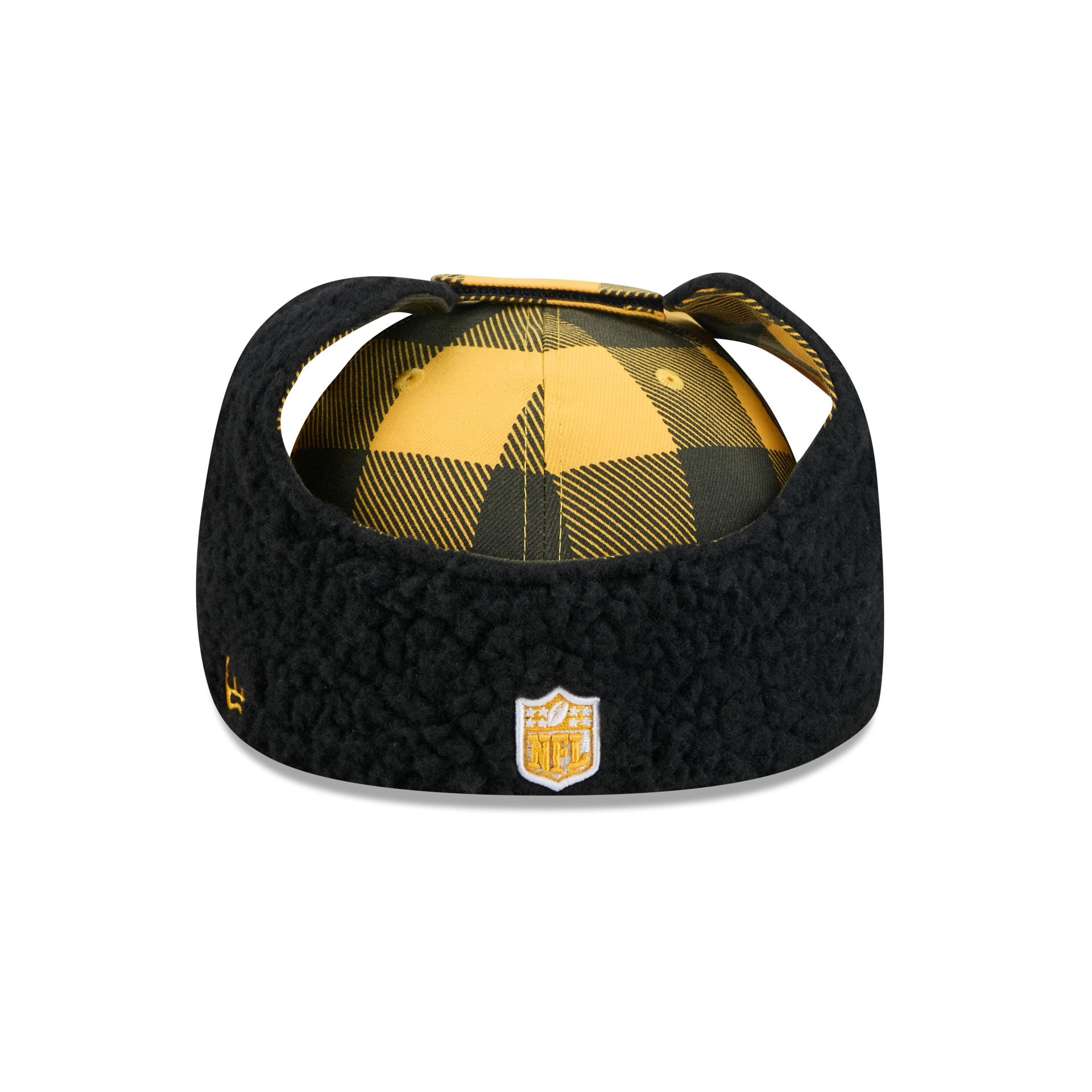 Pittsburgh Steelers Plaid Split Panel Dog Ear 59FIFTY Fitted Hat