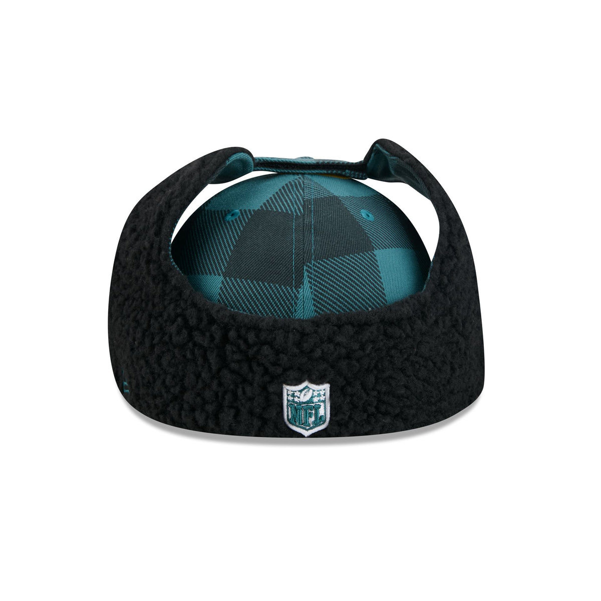 Philadelphia Eagles Plaid Split Panel Dog Ear 59FIFTY Fitted Hat