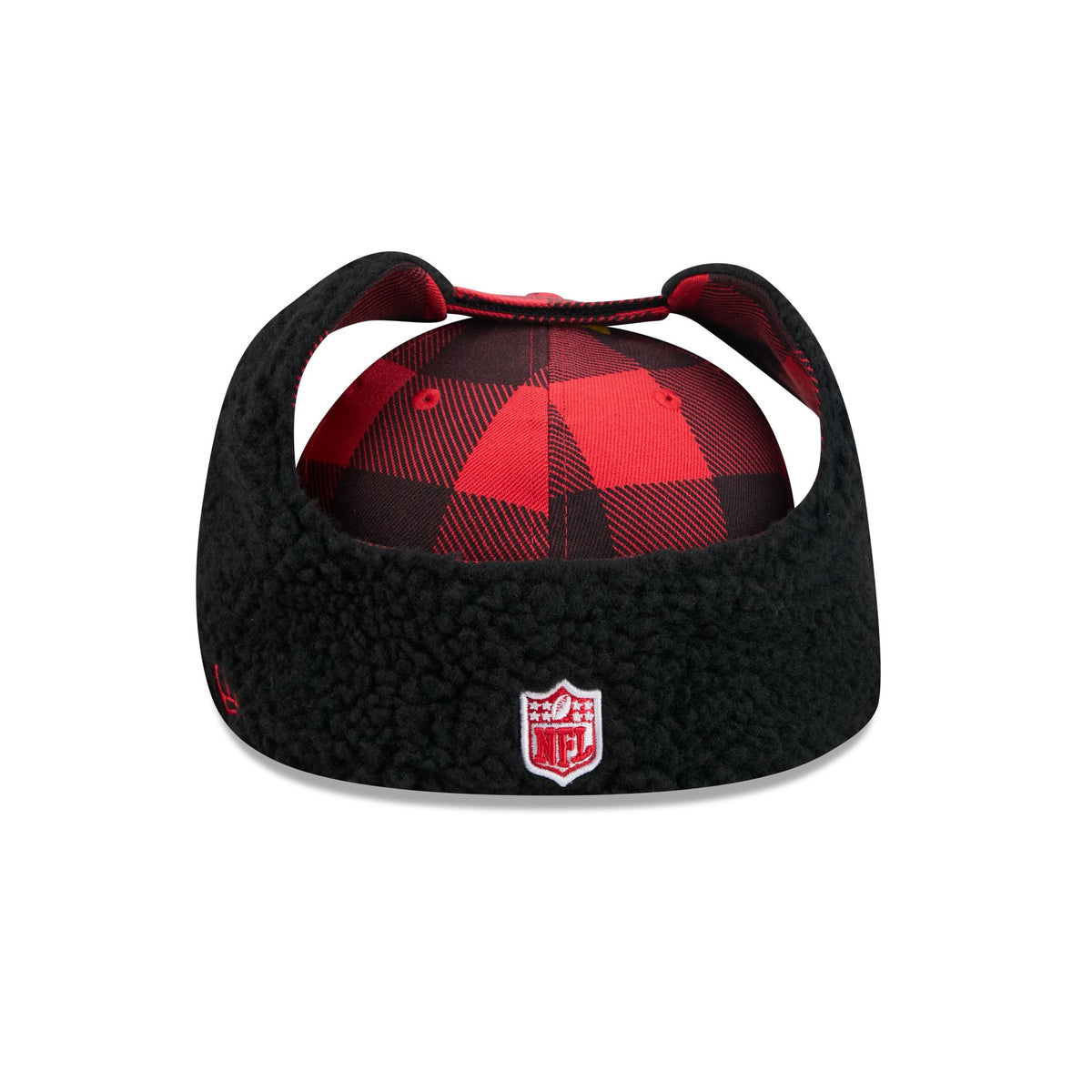 Kansas City Chiefs Plaid Split Panel Dog Ear 59FIFTY Fitted Hat
