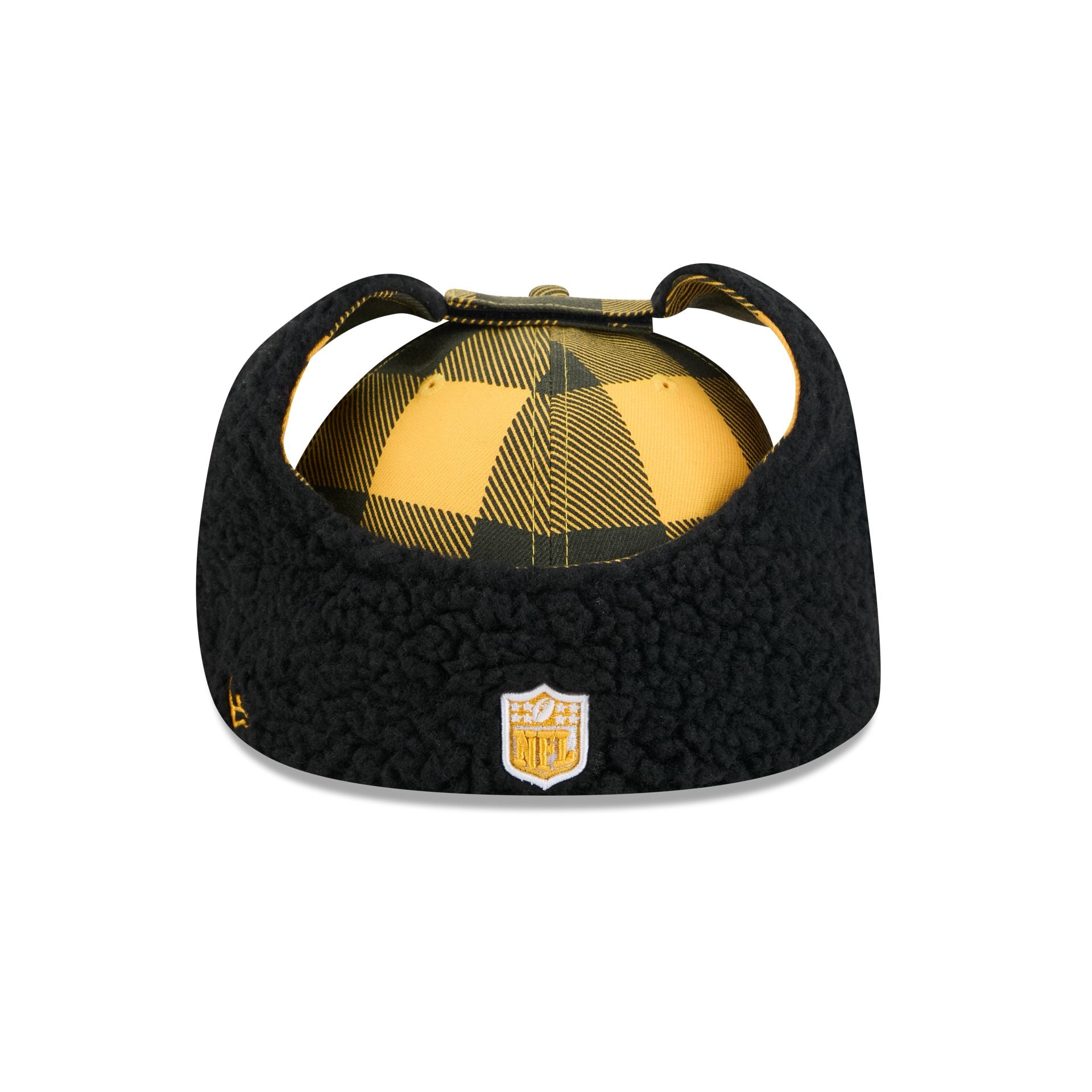 Green Bay Packers Plaid Split Panel Dog Ear 59FIFTY Fitted Hat
