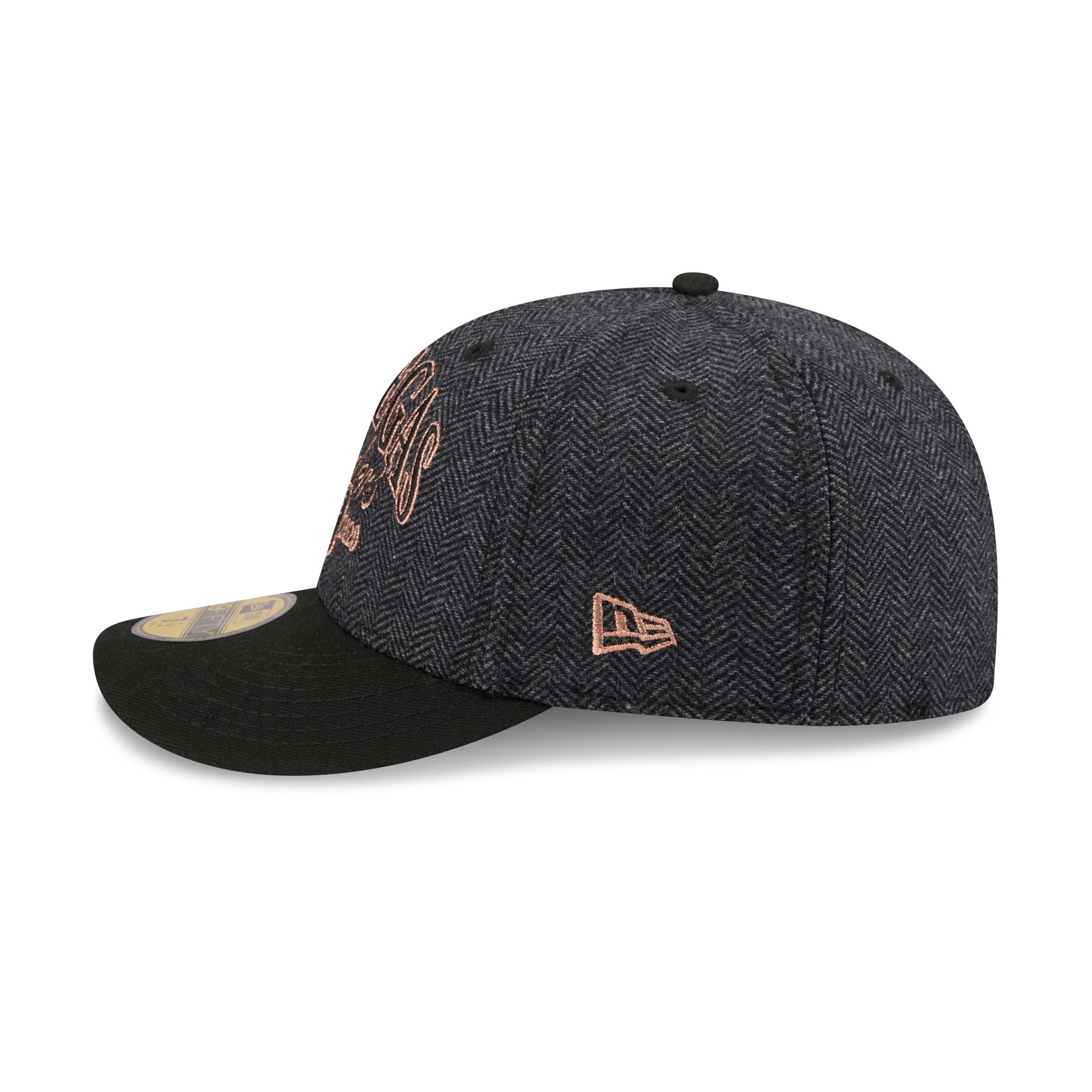 Las Vegas Raiders Black Faux Wool 59FIFTY Fitted Hat