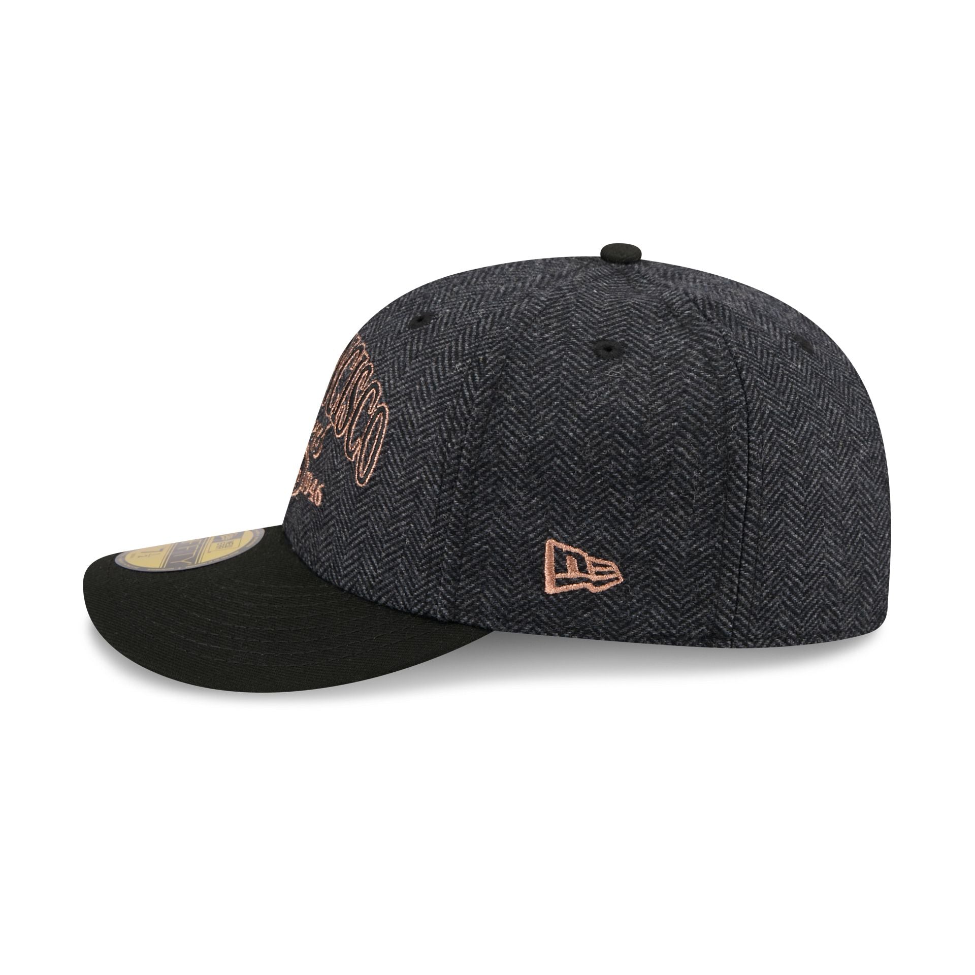 San Francisco 49ers Black Faux Wool 59FIFTY Fitted Hat