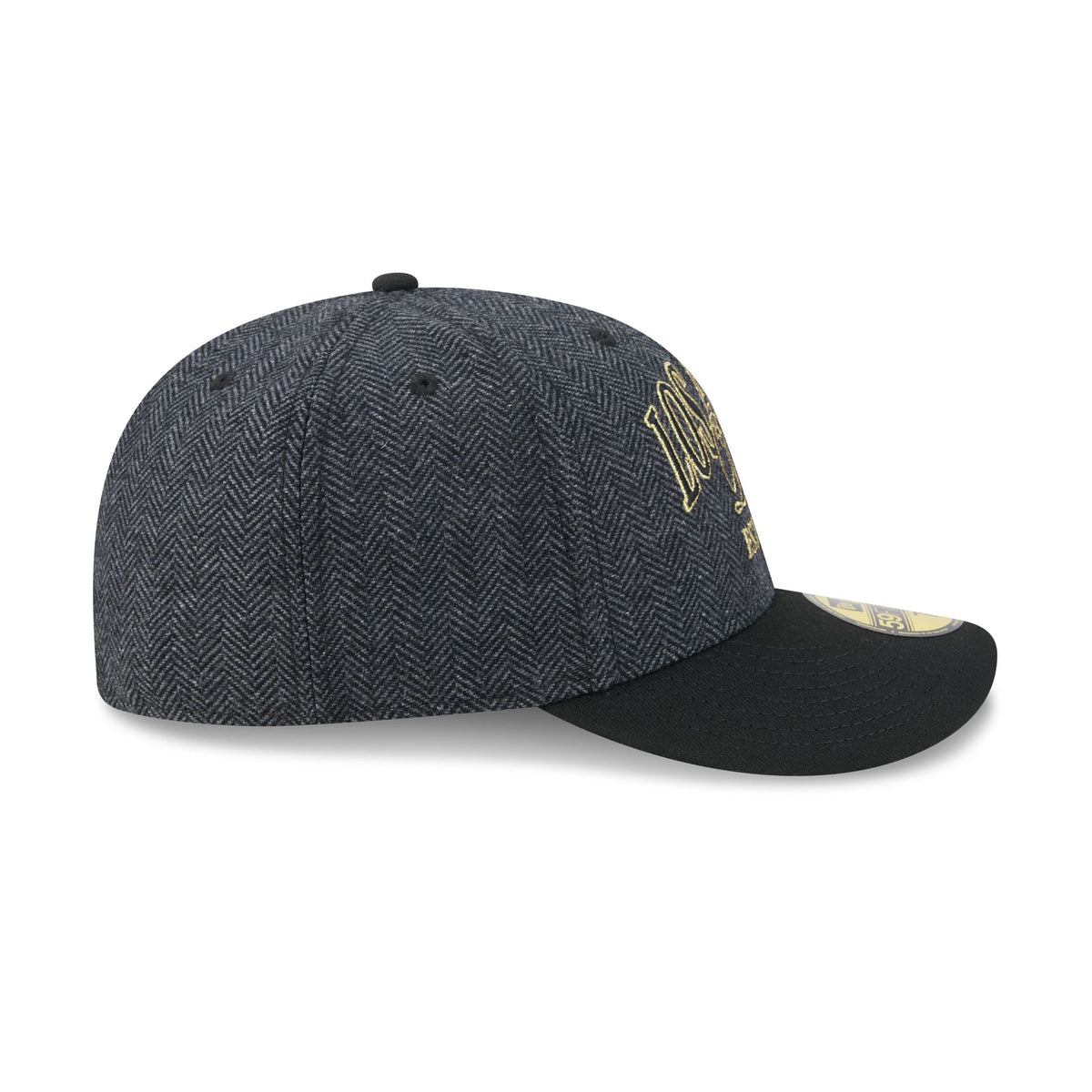 Los Angeles Dodgers Black Faux Wool 59FIFTY Fitted Hat