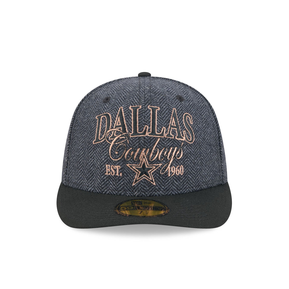 Dallas Cowboys Black Faux Wool 59FIFTY Fitted Hat