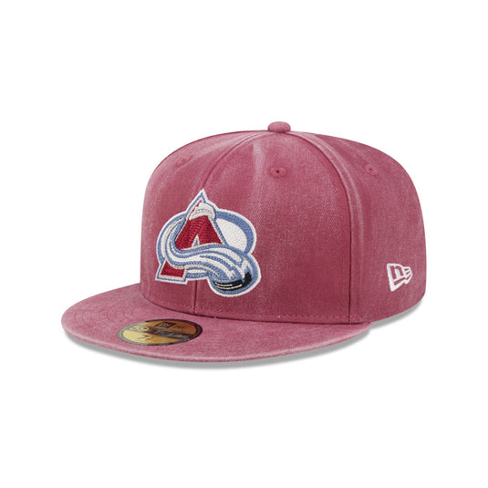 Colorado Avalanche Washed 59FIFTY Fitted Hat