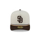San Diego Padres Vintage Stripe 59FIFTY A-Frame Fitted Hat