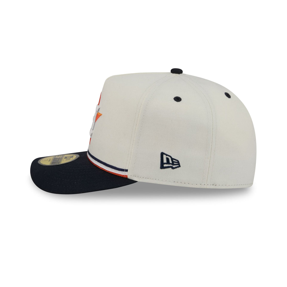 Houston Astros Vintage Stripe 59FIFTY A-Frame Fitted Hat