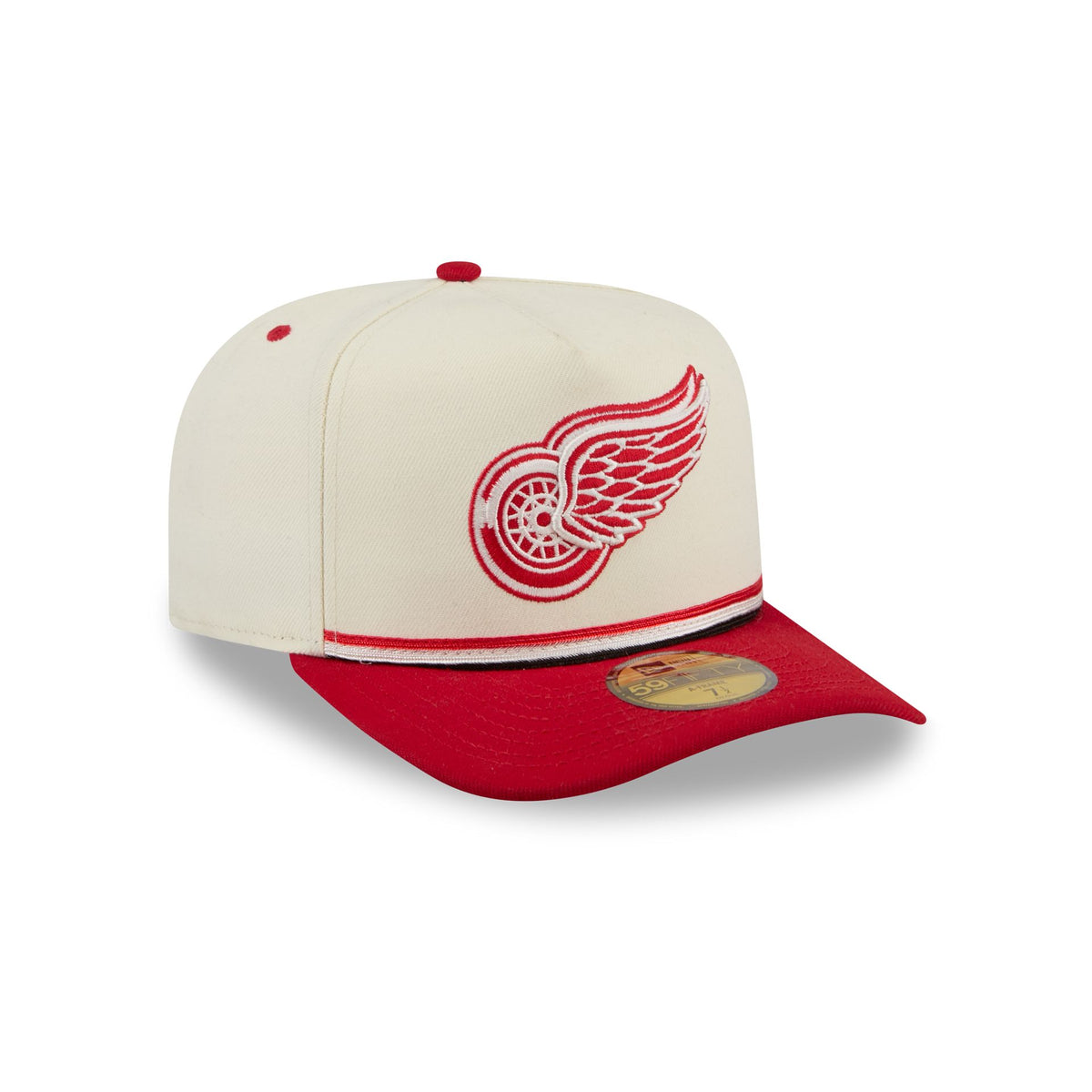 Detroit Red Wings Vintage Stripe 59FIFTY A-Frame Fitted Hat