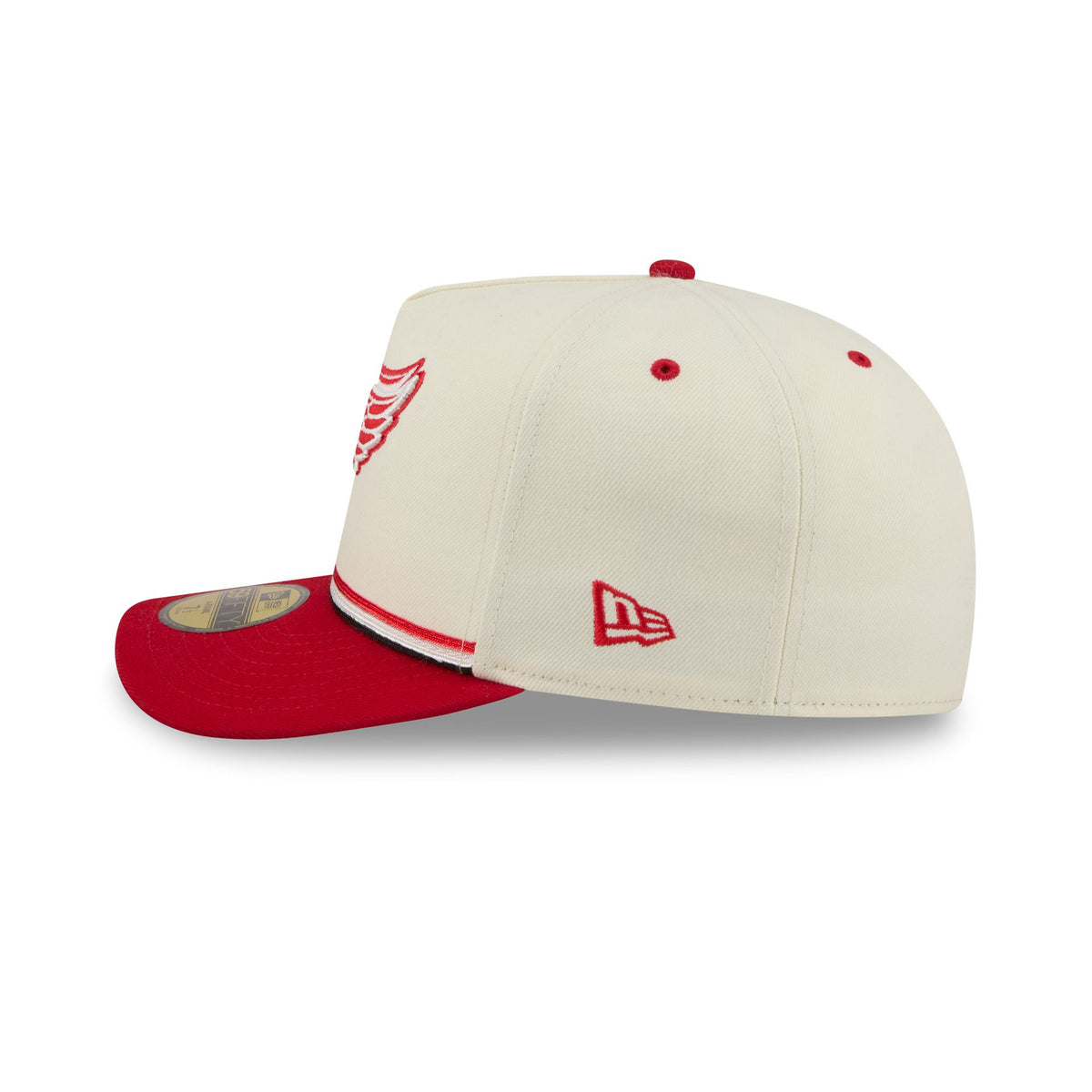 Detroit Red Wings Vintage Stripe 59FIFTY A-Frame Fitted Hat