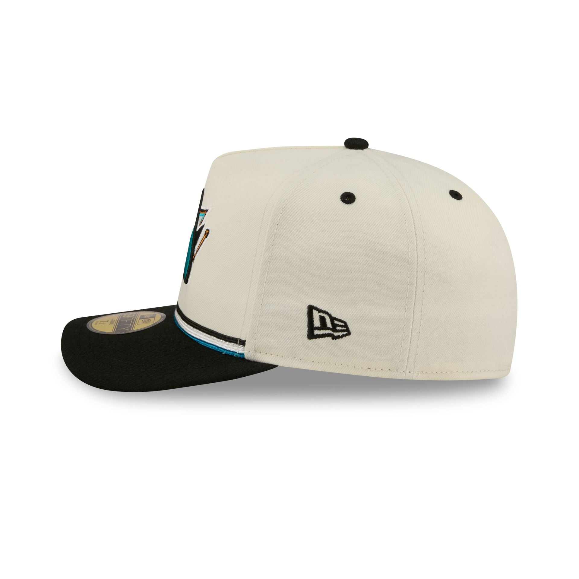 San Jose Sharks Vintage Stripe 59FIFTY A-Frame Fitted Hat