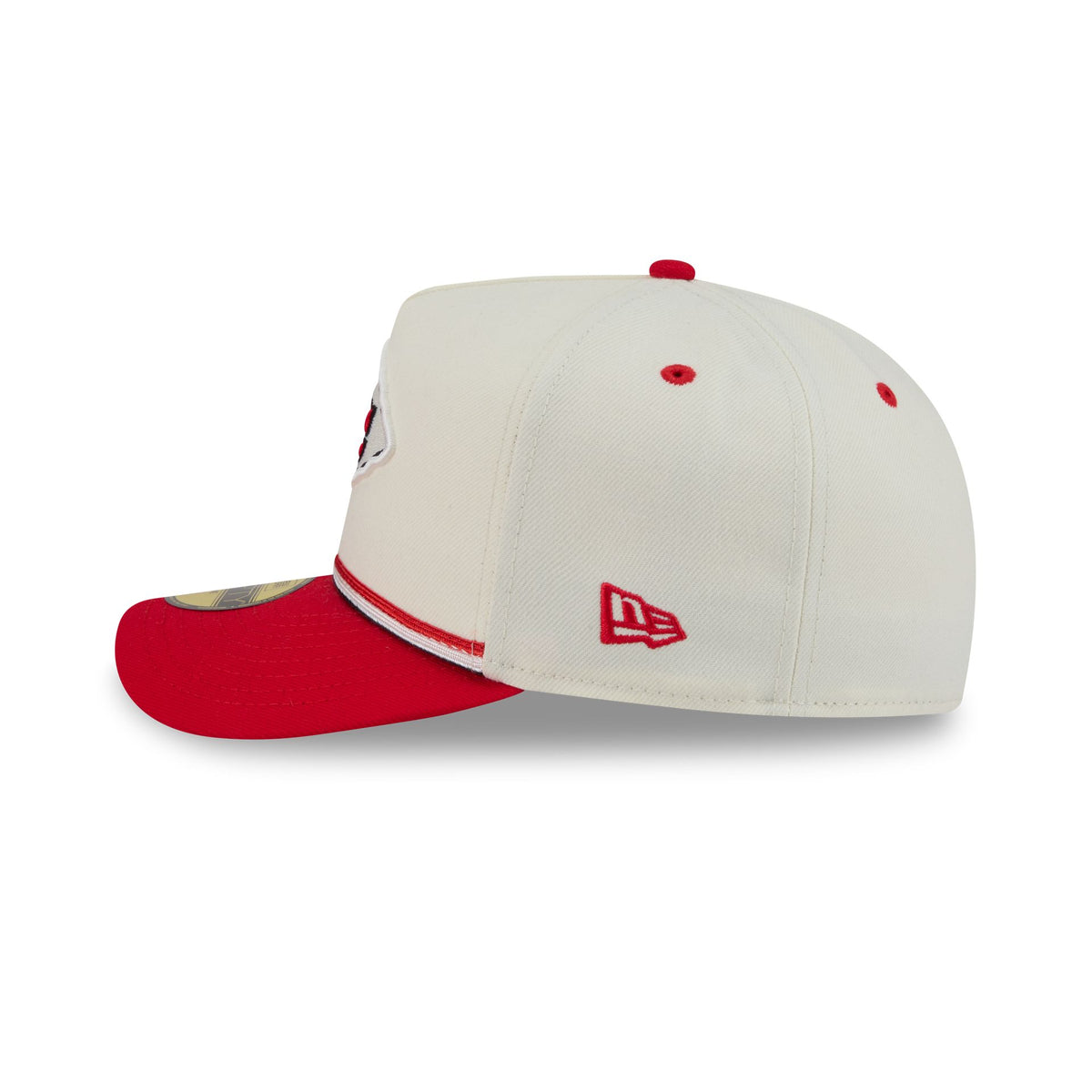 Kansas City Chiefs Vintage Stripe 59FIFTY A-Frame Fitted Hat