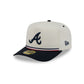 Atlanta Braves Vintage Stripe 59FIFTY A-Frame Fitted Hat