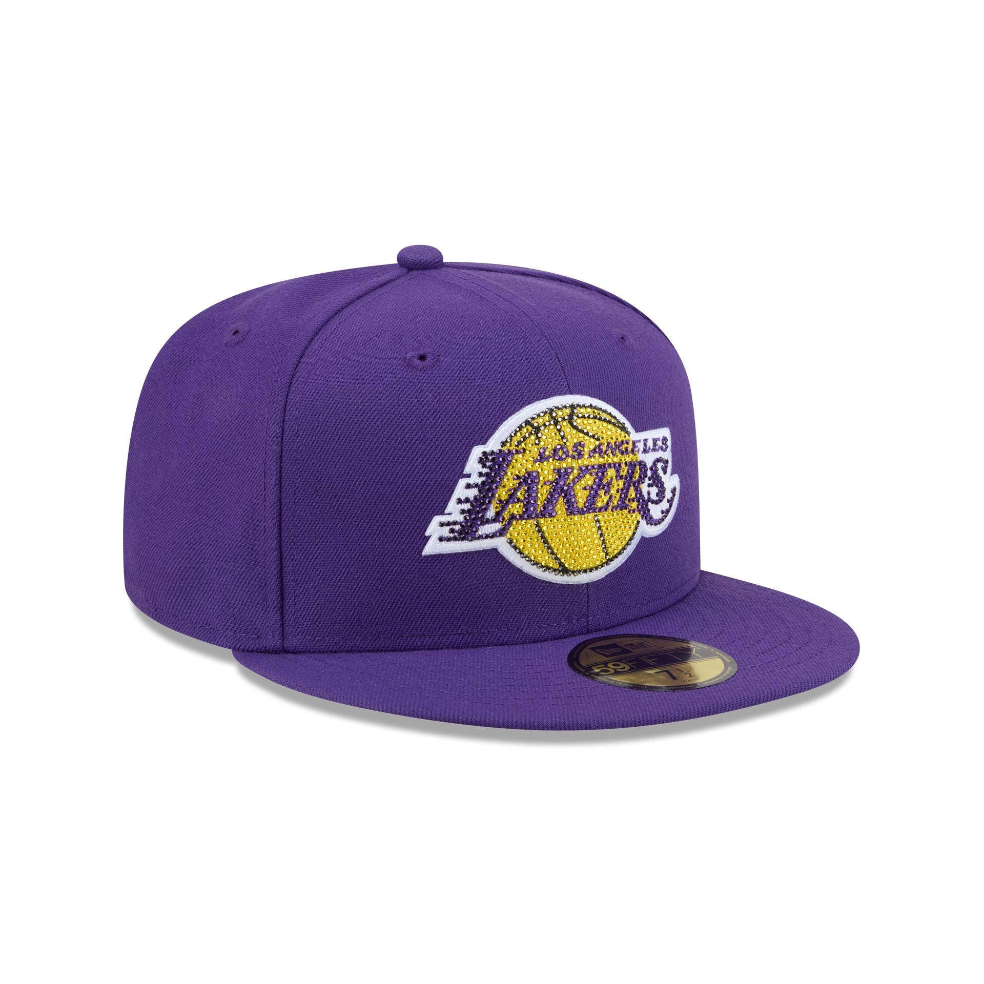 Los Angeles Lakers Rhinestone Badge 59FIFTY Fitted Hat