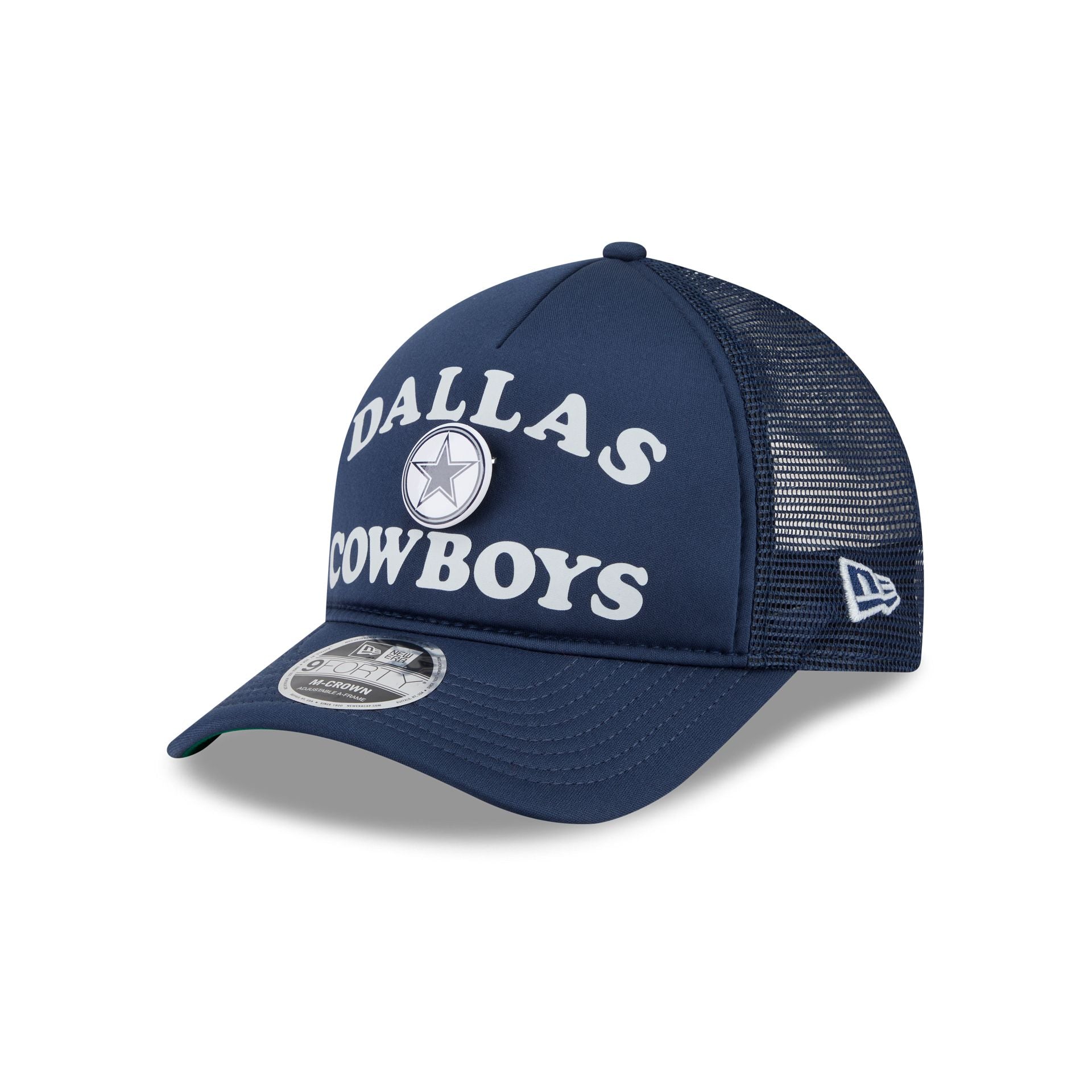 Dallas Cowboys Button 9FORTY M-Crown A-Frame Trucker Hat