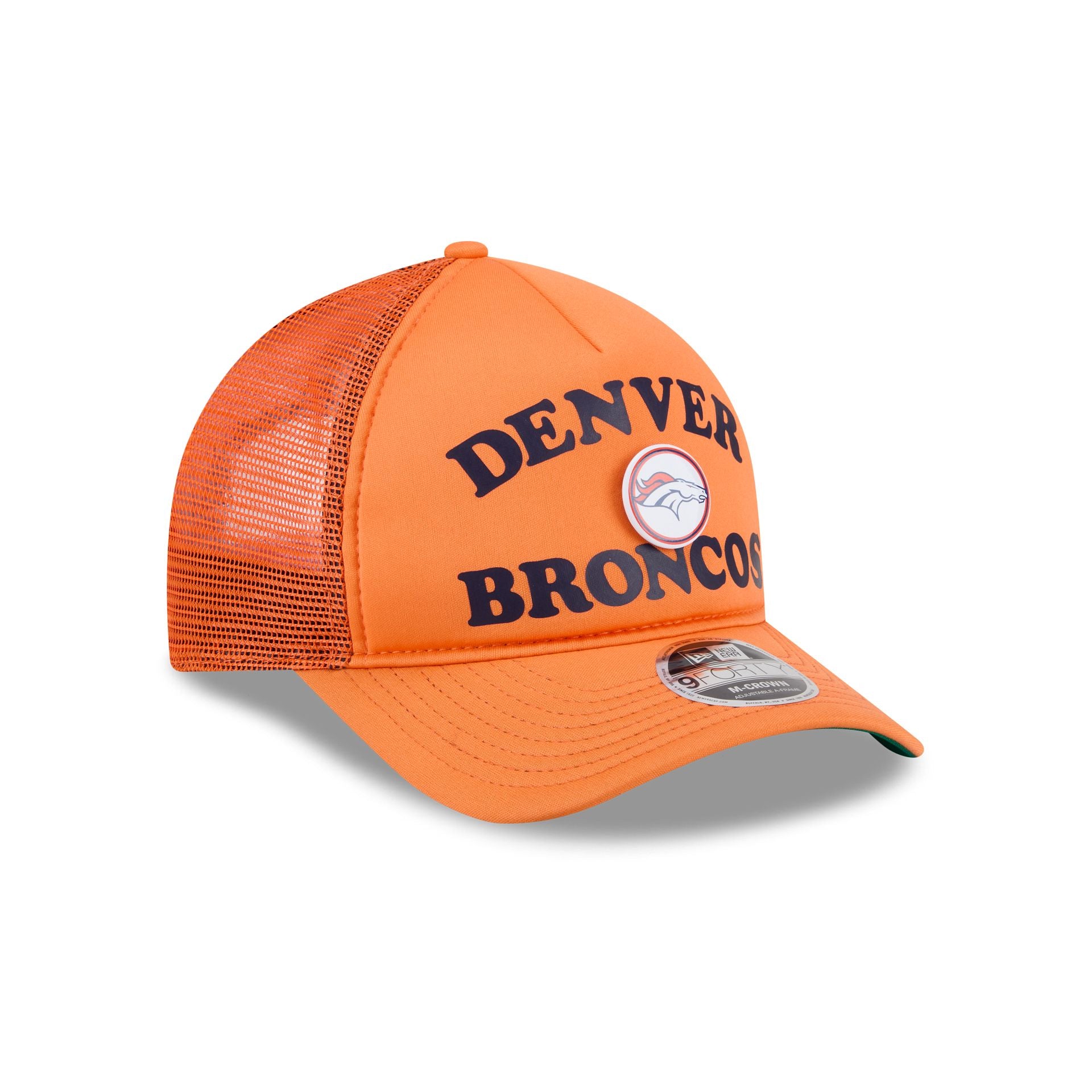 Denver Broncos Button 9FORTY M-Crown A-Frame Trucker Hat